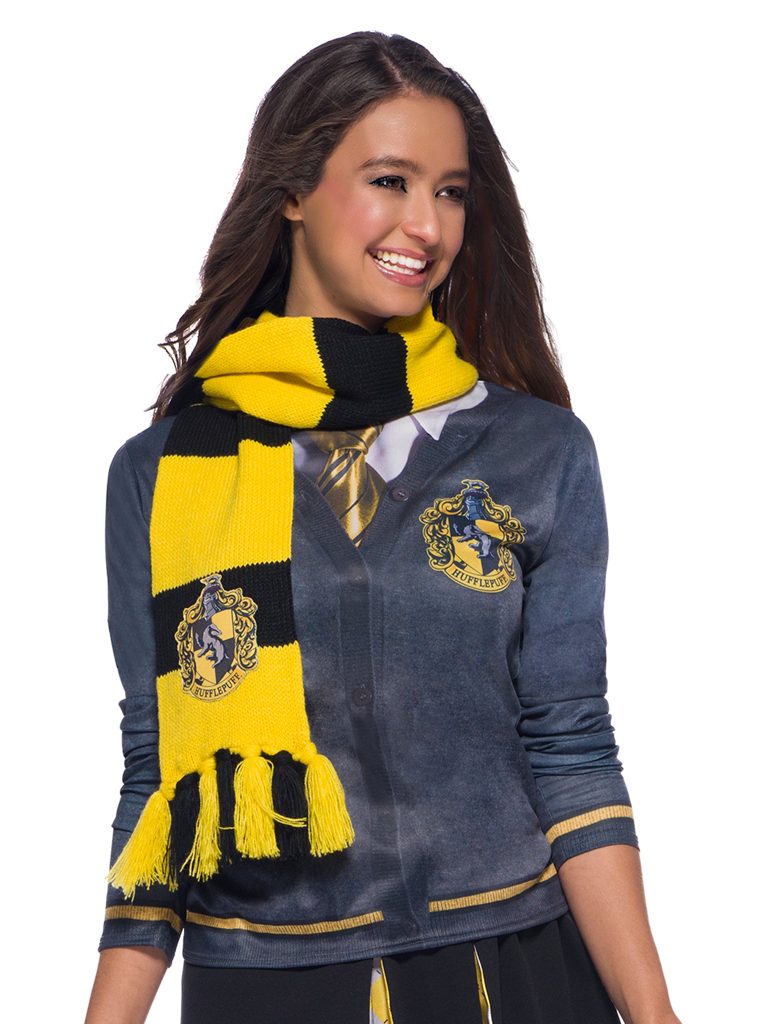 Hufflepuff Deluxe Scarf - One Size 2