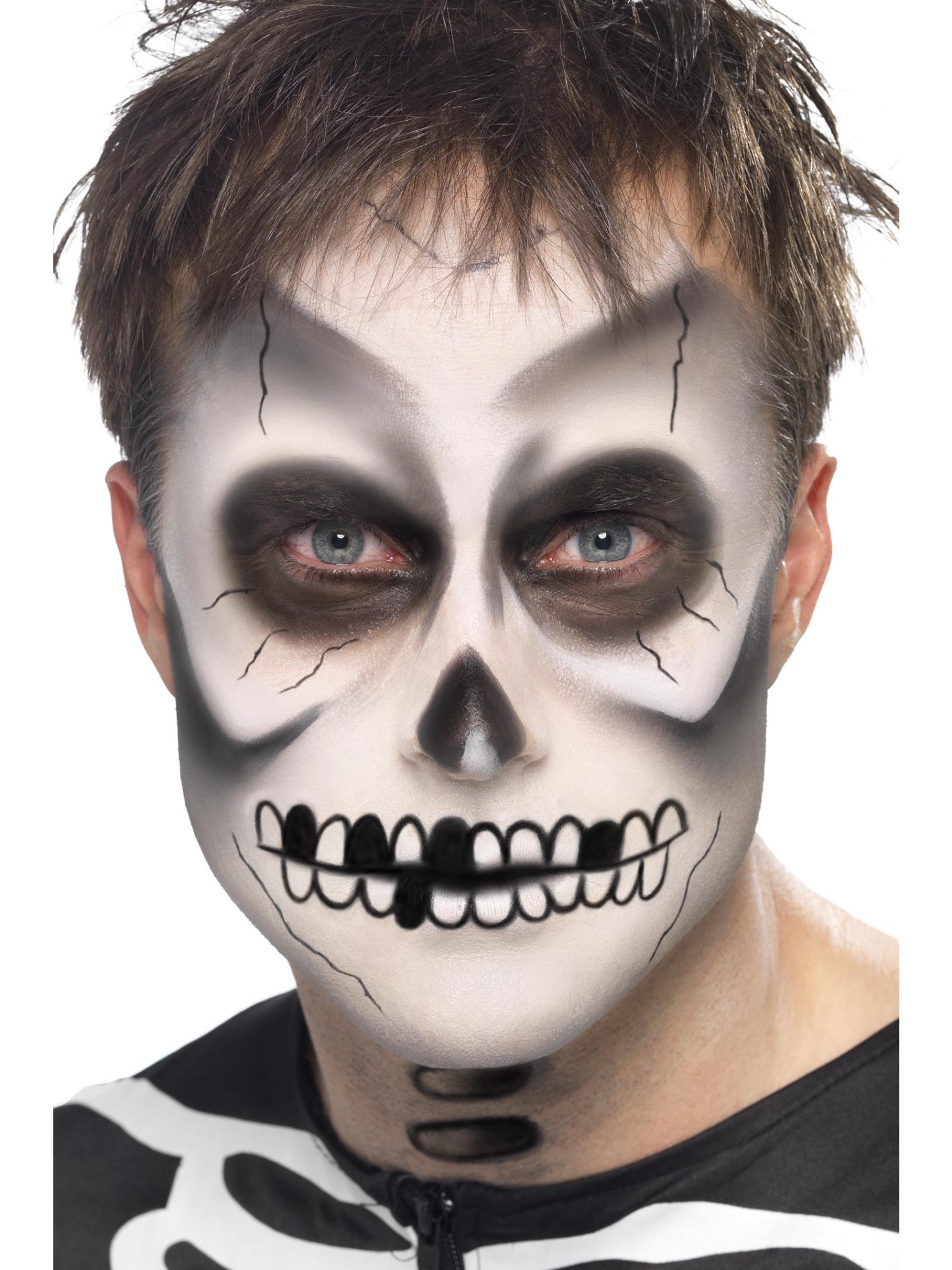 Smiffys Make-Up FX, Skeleton Kit, Black & White 1