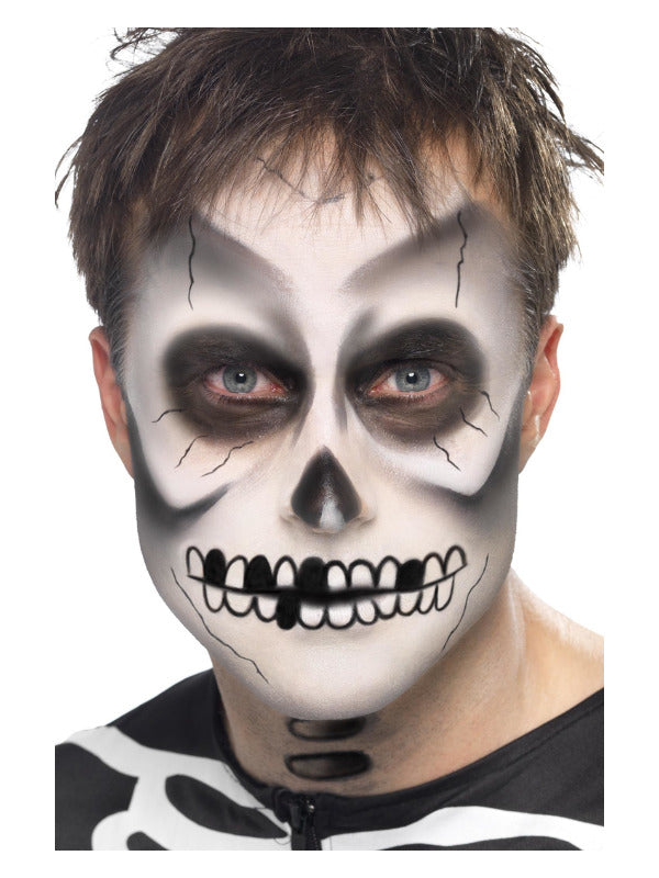 Smiffys Make-Up FX, Skeleton Kit, Black & White - 2