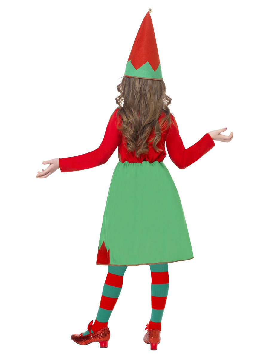 Santa's Little Helper Costume, Red & Green - 3
