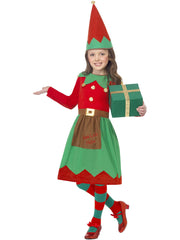 Santa's Little Helper Costume, Red & Green 1