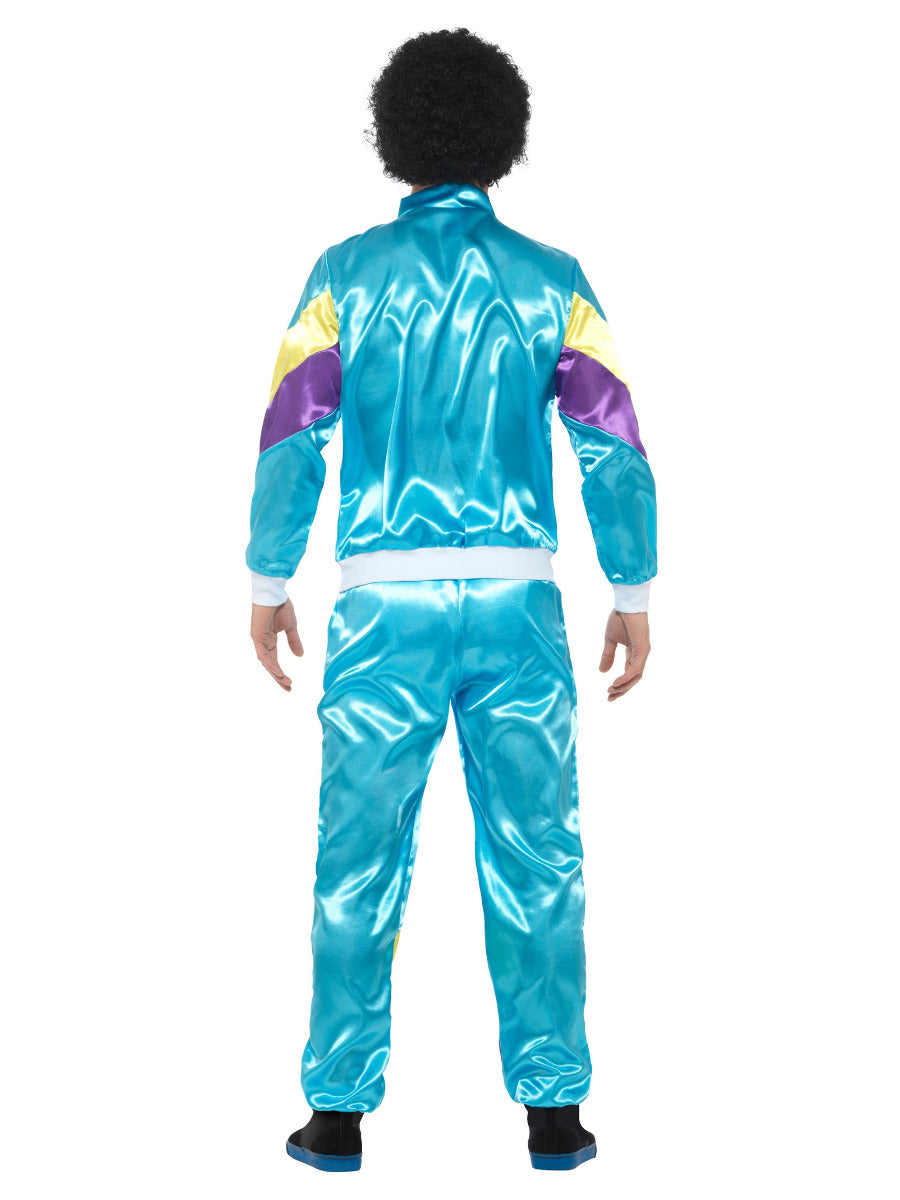 80s Height of Fashion Shell Suit Costume, Blue - 3