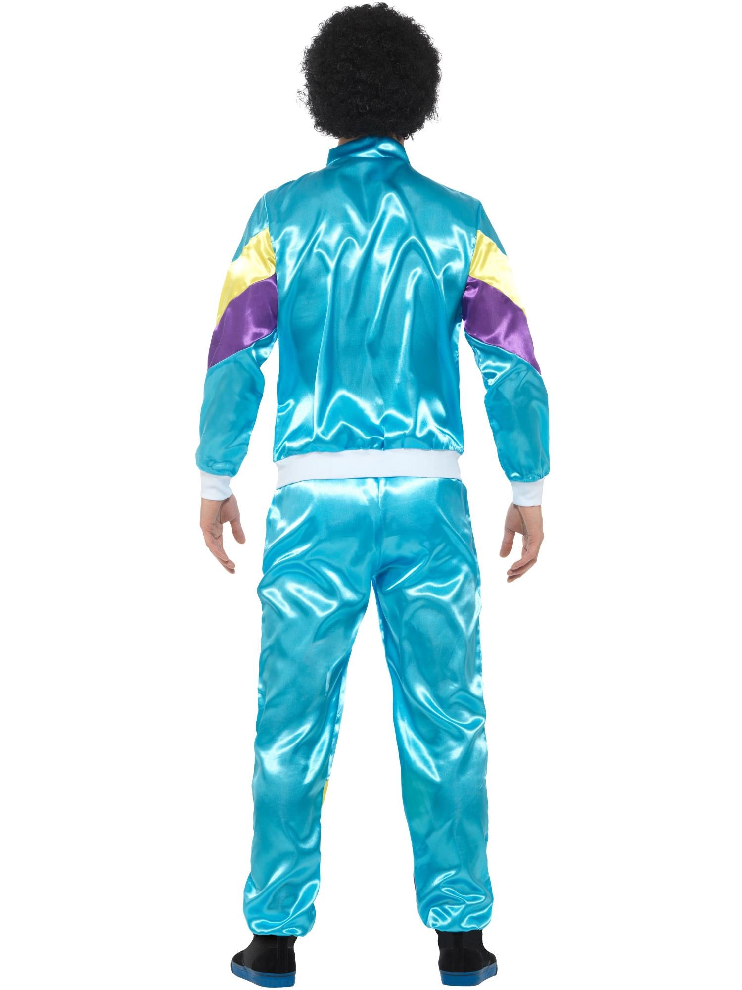 80s Height of Fashion Shell Suit Costume, Blue 2