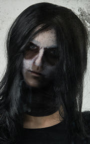 Ghost Mask with Wig 1
