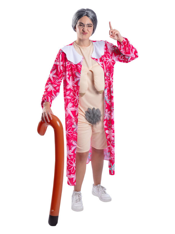 Gravity Granny Costume, Patterned - 2