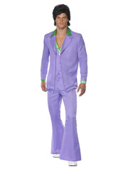 Lavender 70s Suit Costume, Purple - 1