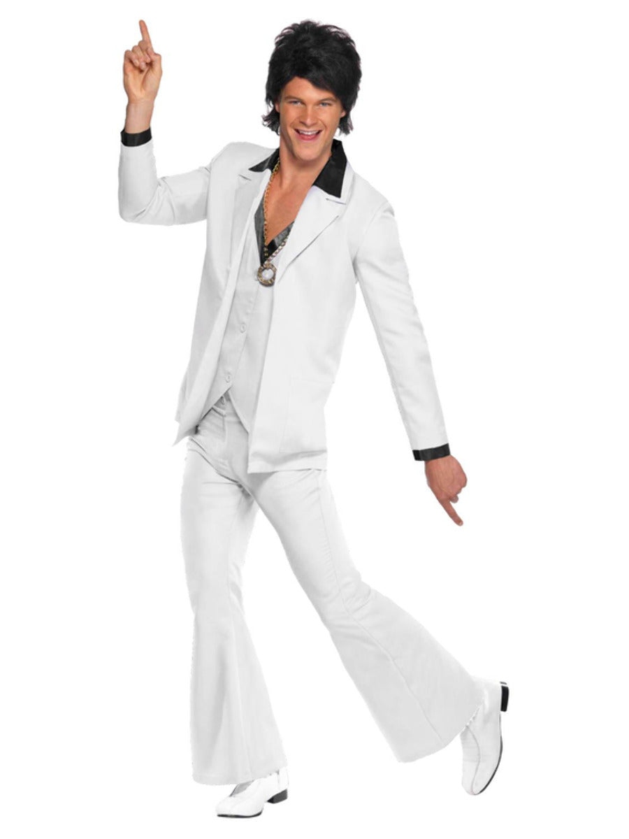 70s Suit Costume, White - 5