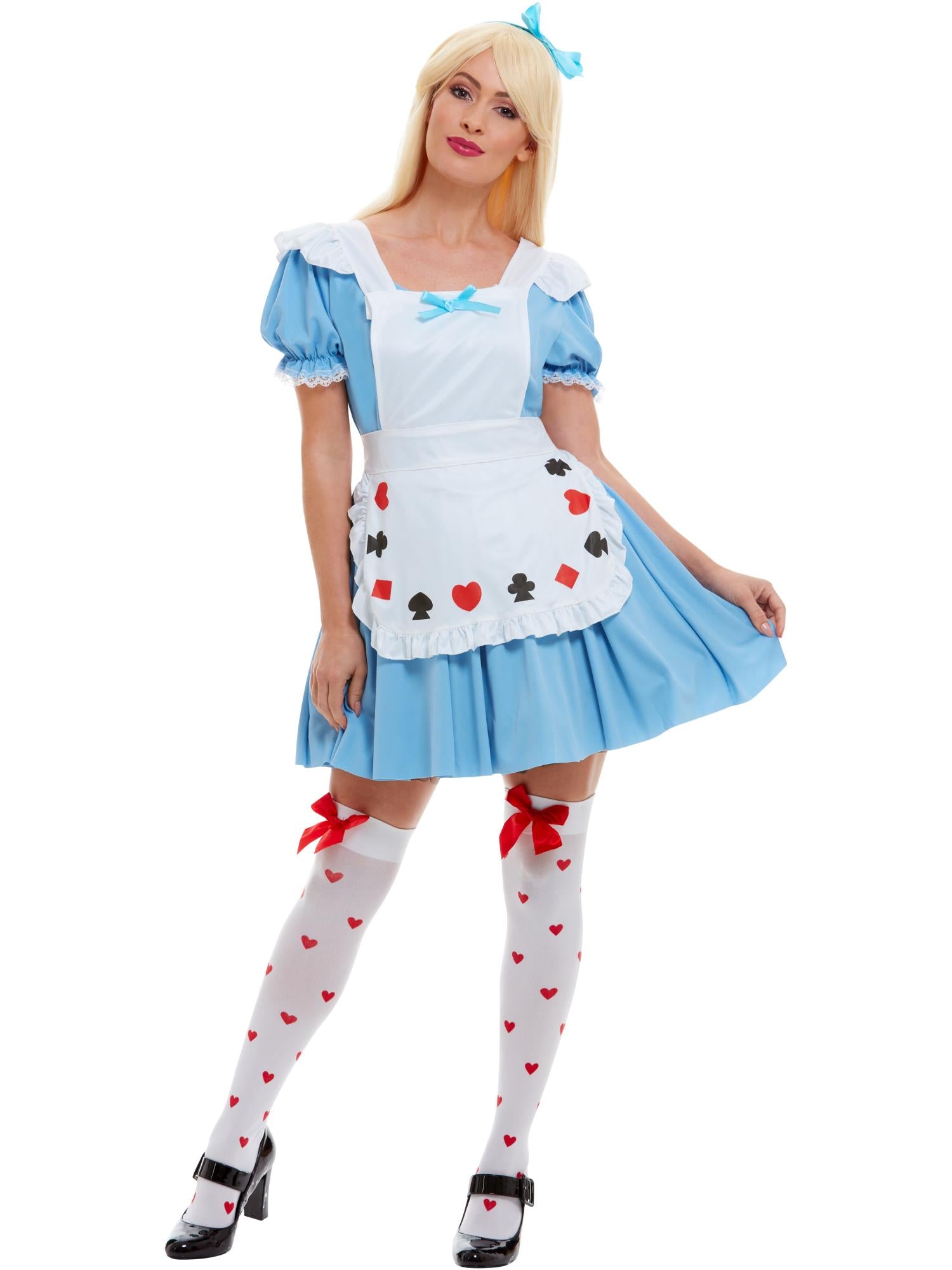 Deck of Cards Girl Costume, Blue 1