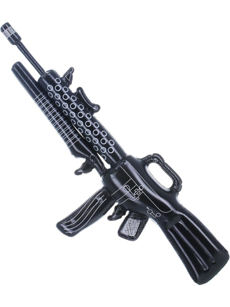 Inflatable Machine Gun, Black - 3