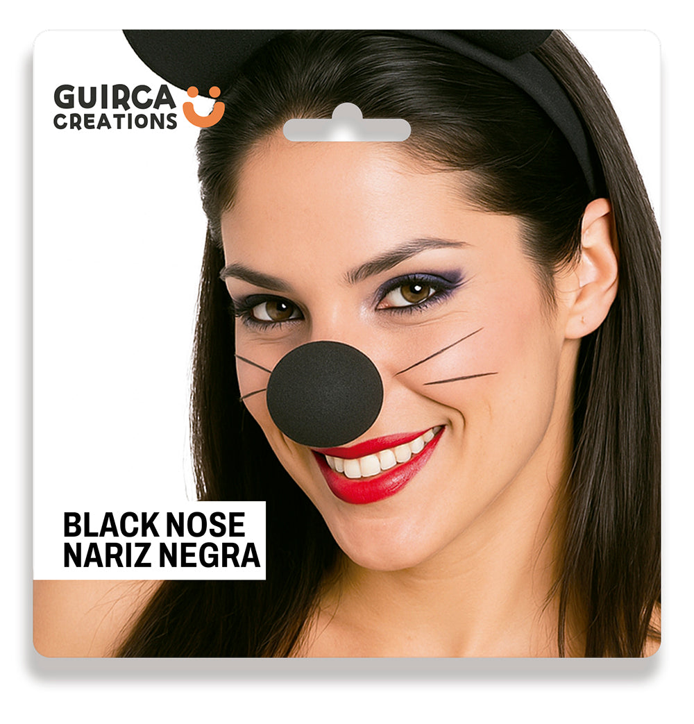 BLACK FOAM RUBBER NOSE,   5 CM