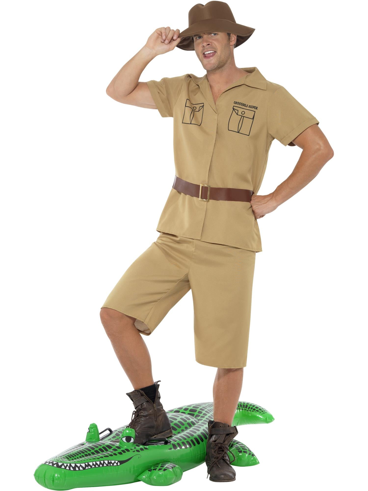 Safari Man Costume, Brown 1