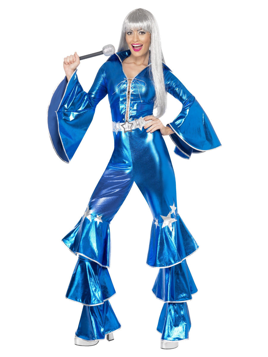 70s Dancing Dream Costume, Blue - 1