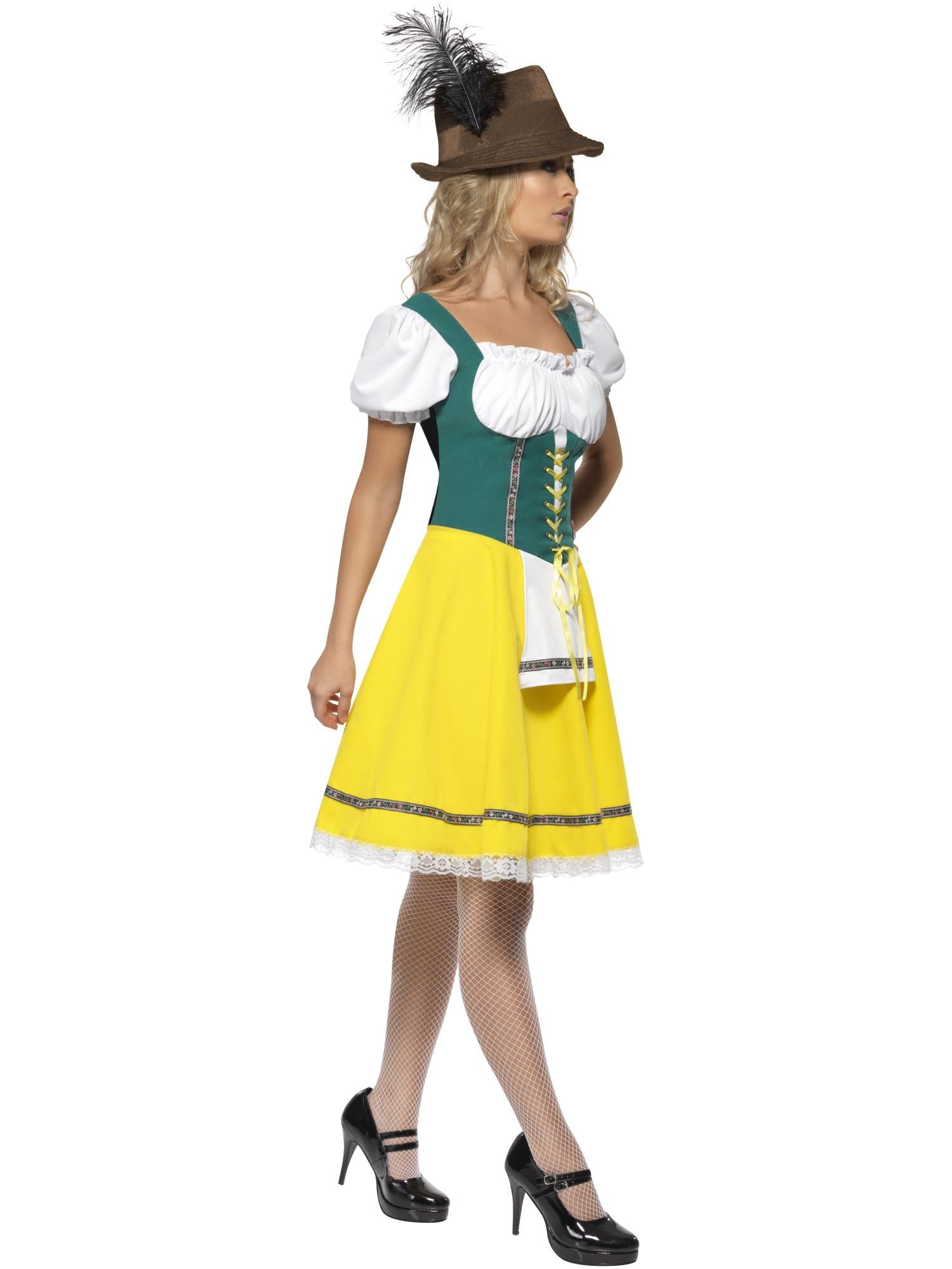 Beer Fest Costume, Female, Yellow 3