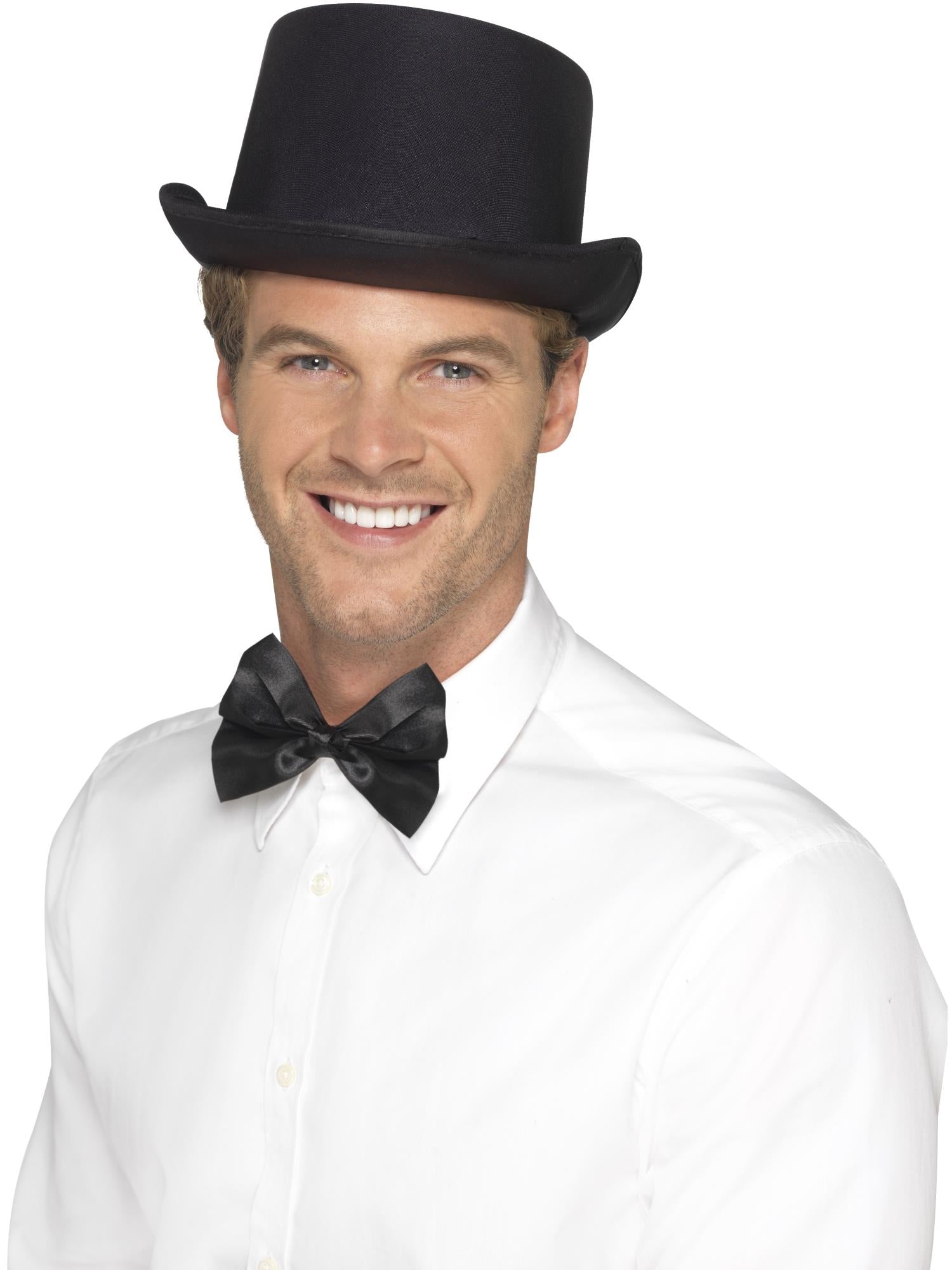 Top Hat, Satin Look, Black 1
