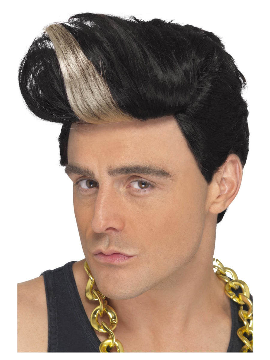 90s Rapper Wig, Black - 1