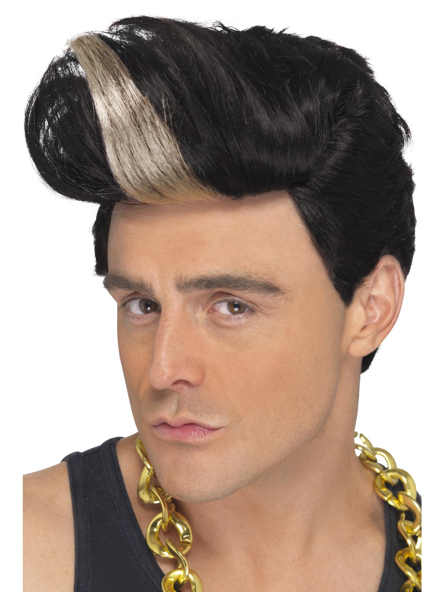 90s Rapper Wig, Black 1