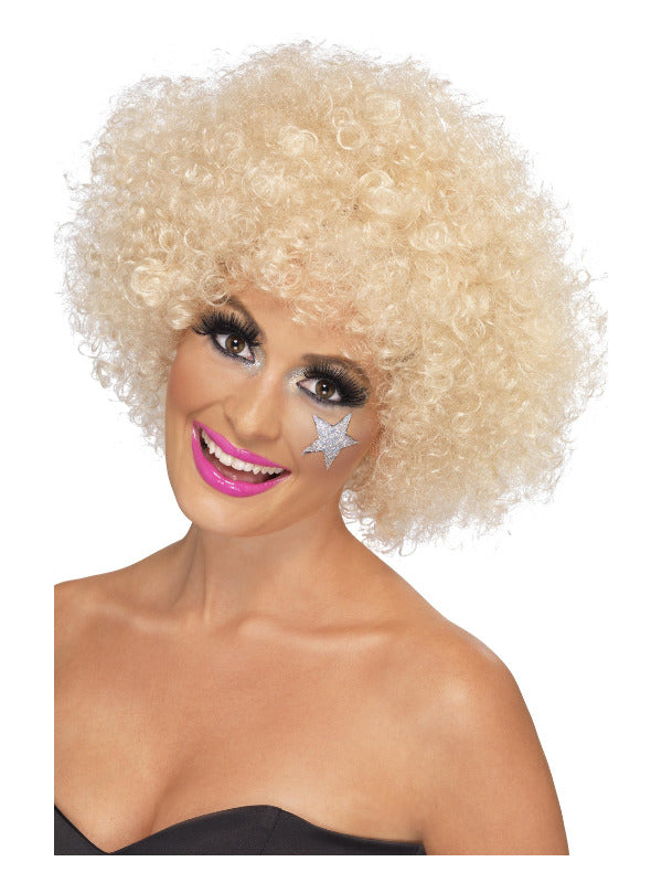 70s Funky Afro Wig, Blonde - 2