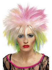 80s Attitude Wig, Multi-Coloured 1