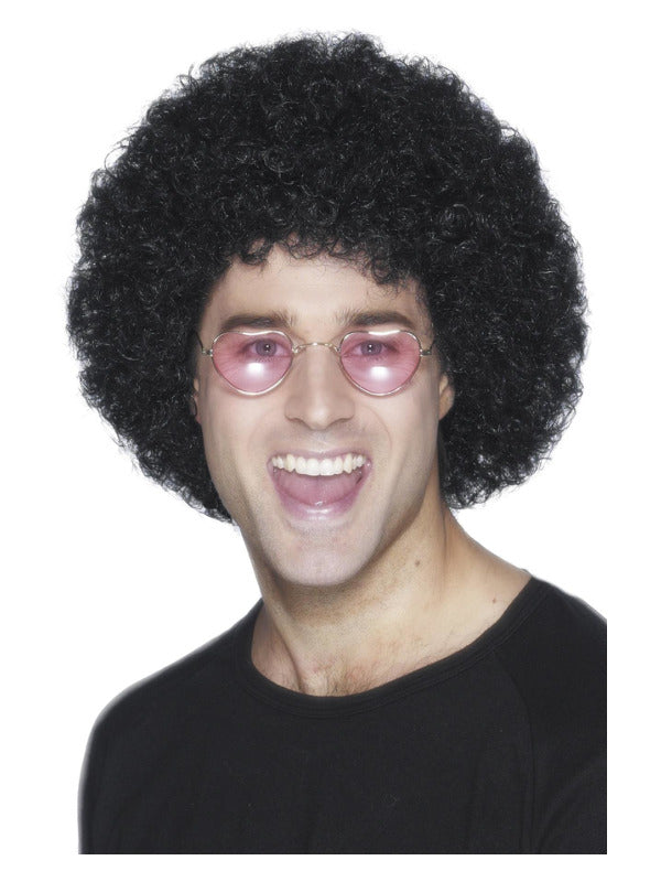 Afro Wig, Economy, Black - 2