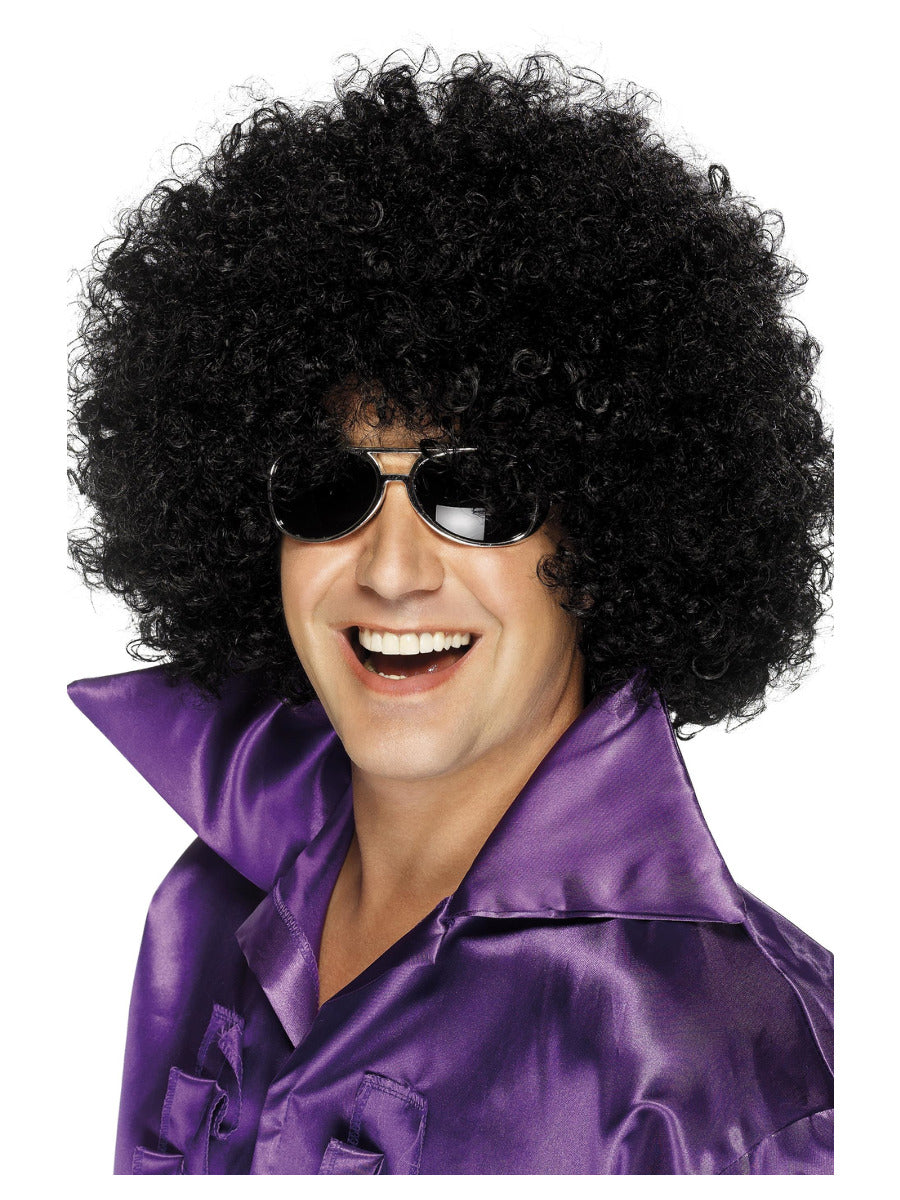 Afro Wig, Mega-Huge, Black - 1