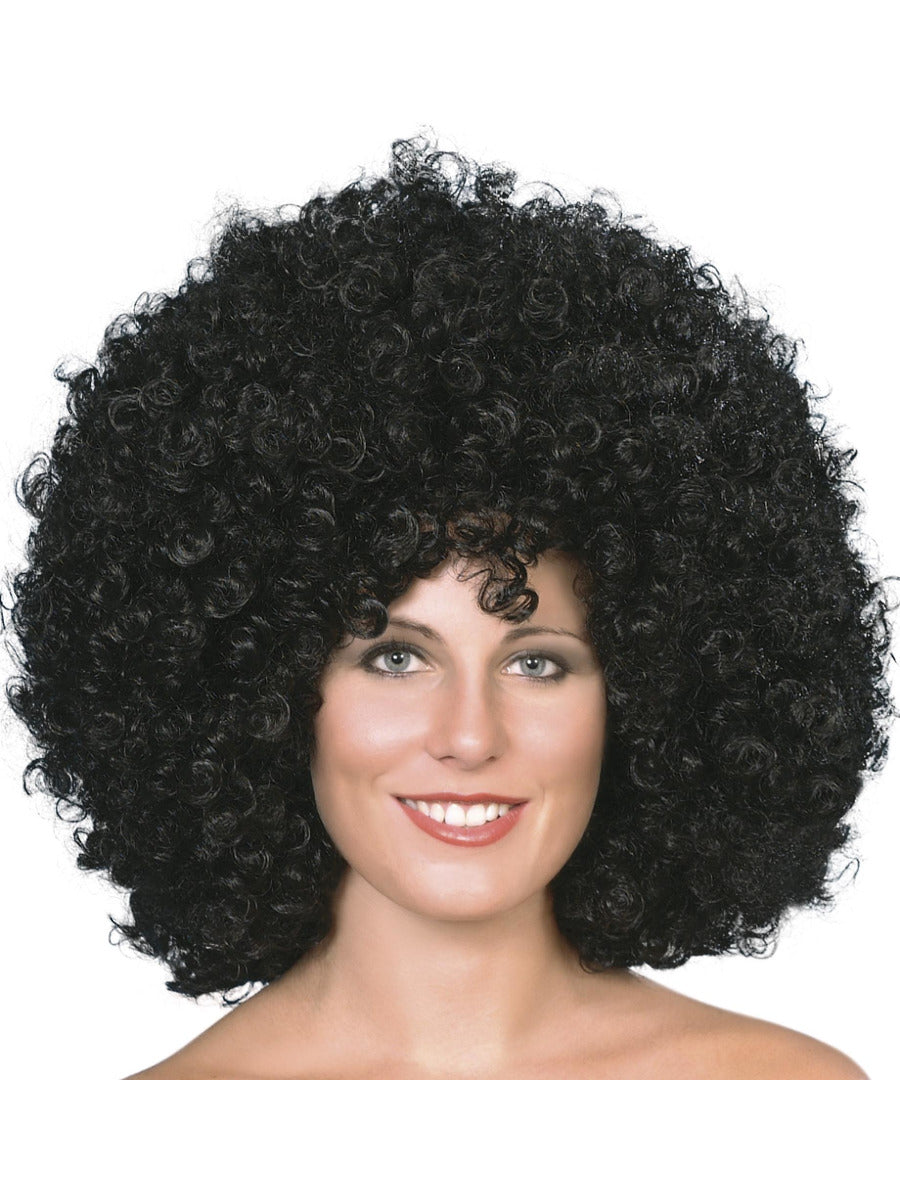 Afro Wig, Mega-Huge, Black - 3