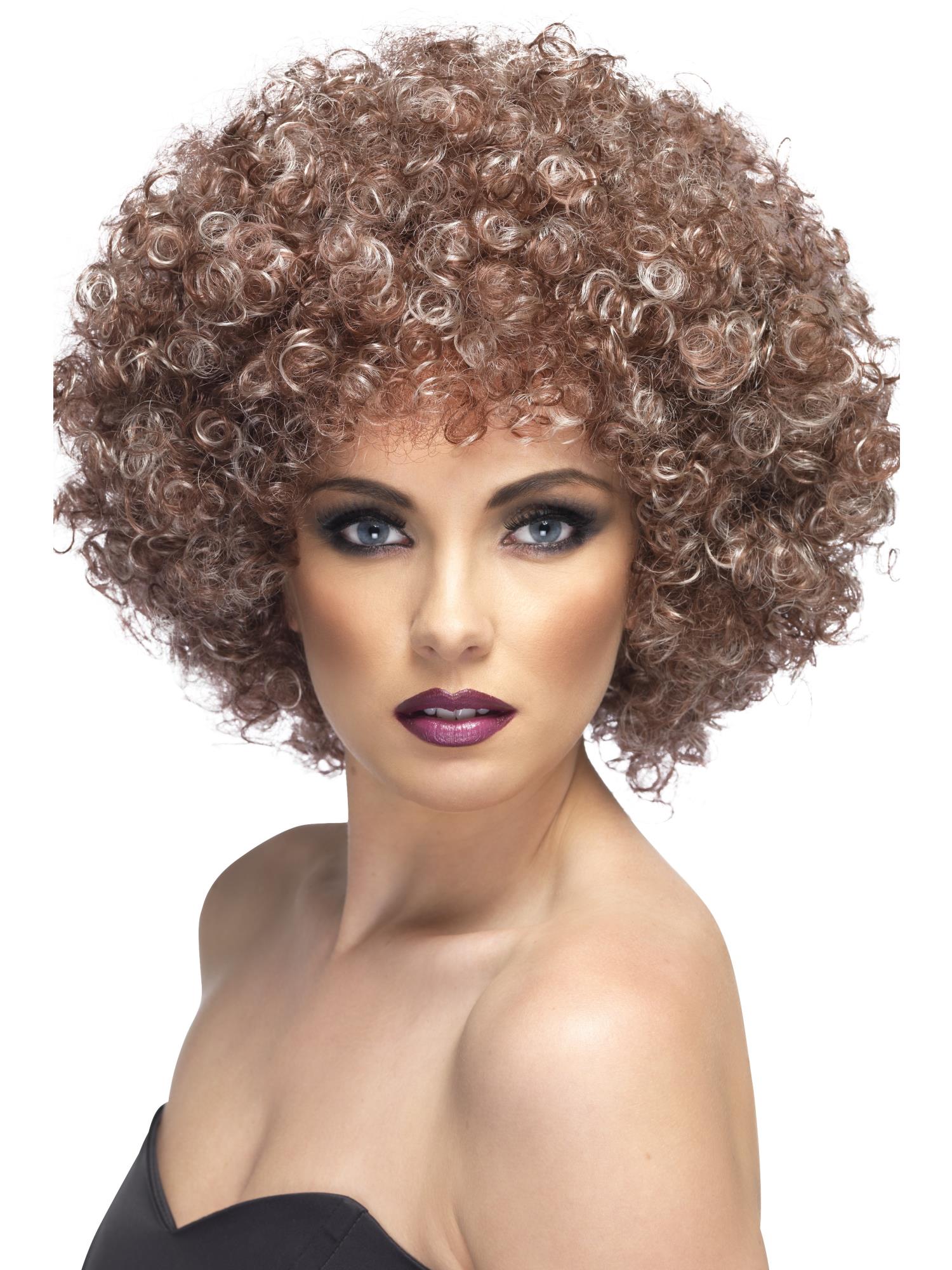 Afro Wig, Blonde & Brown 1