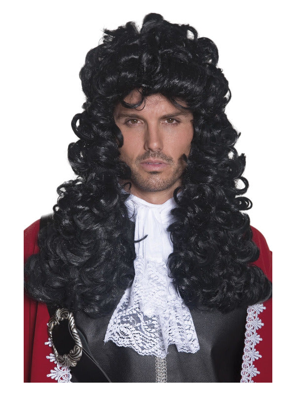 Pirate Captain Wig, Black - 2