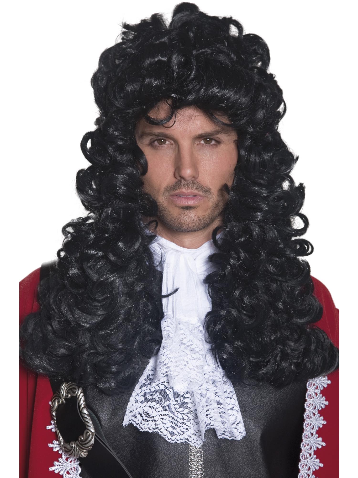 Pirate Captain Wig, Black 1