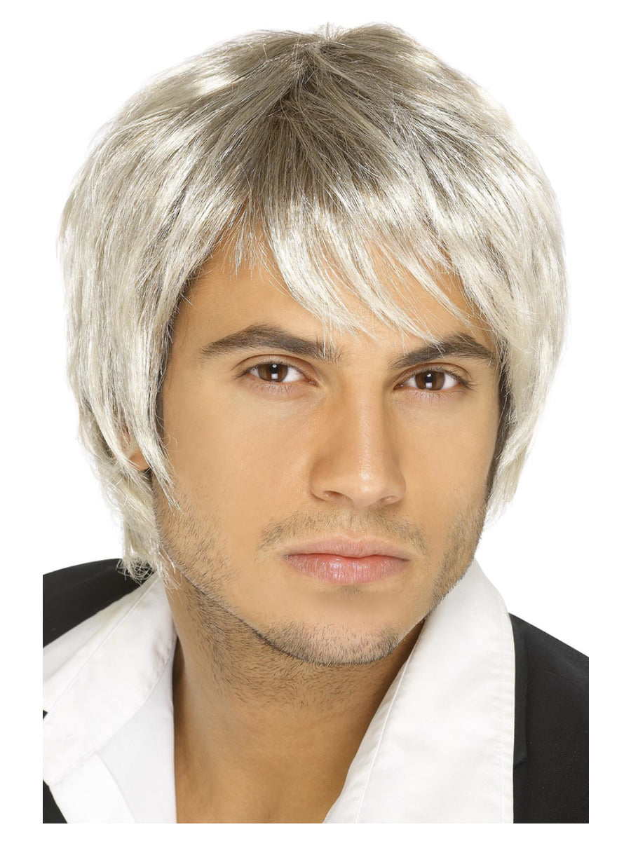 Boy Band Wig, Blonde & Brown - 1