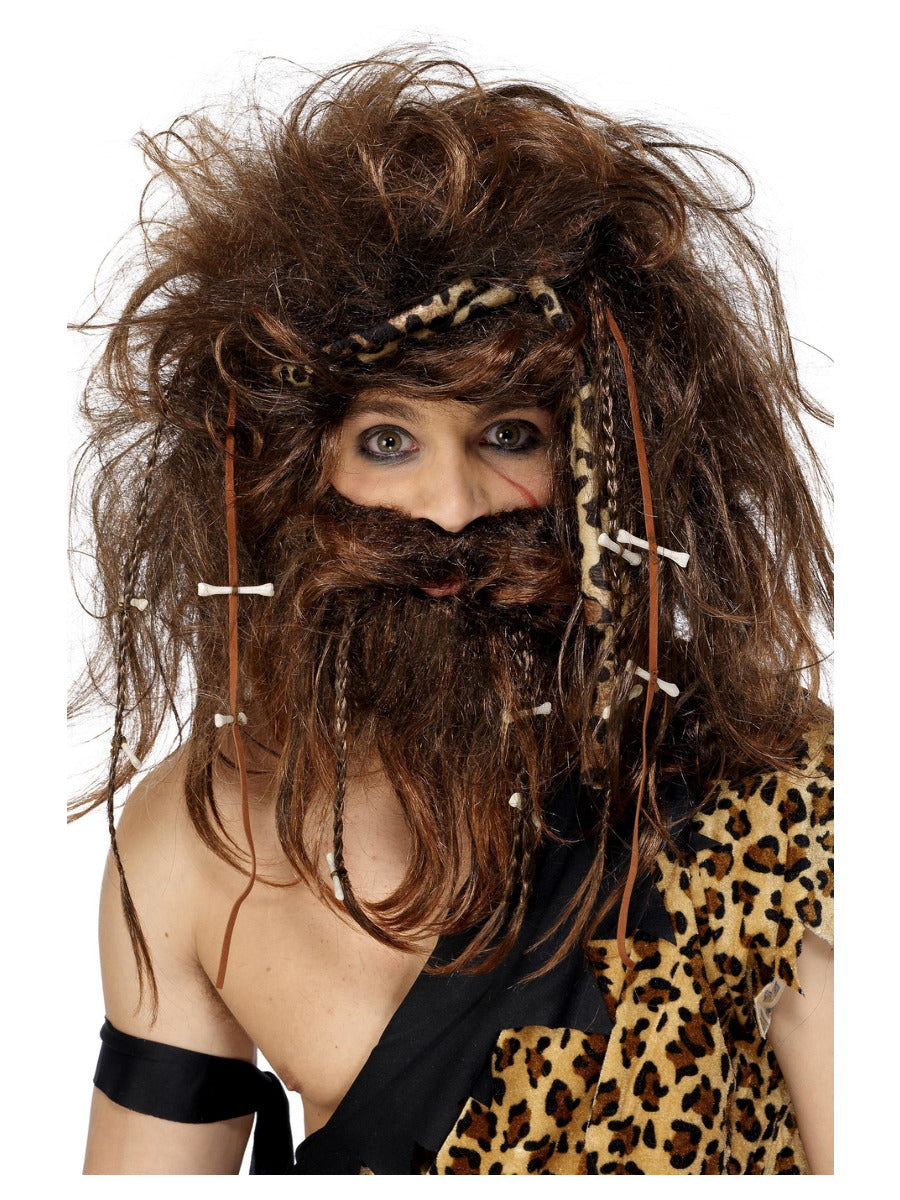 Crazy Caveman Set, Brown - 1