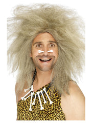Crazy Caveman Wig, Blonde - 1