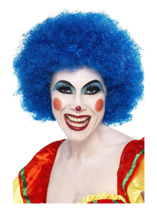 Crazy Clown Wig, Blue - 2