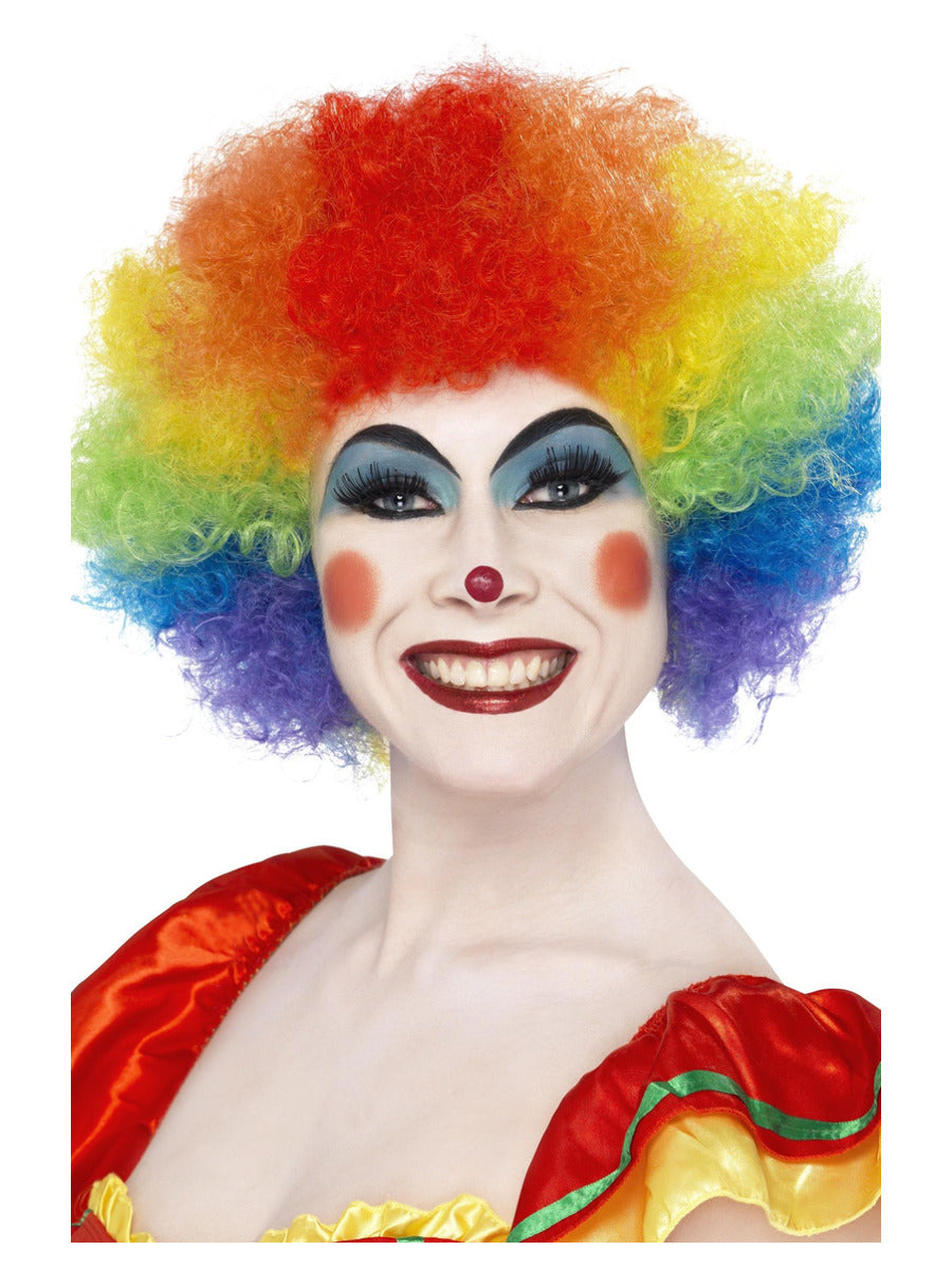 Crazy Clown Wig, Rainbow - 1