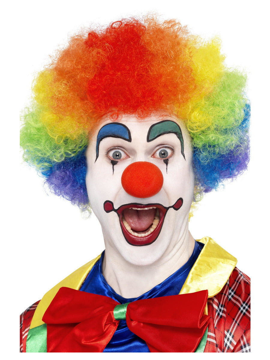 Crazy Clown Wig, Rainbow - 3
