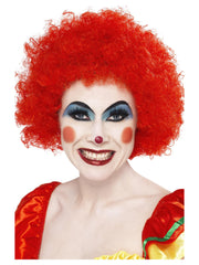 Crazy Clown Wig, Red - 1