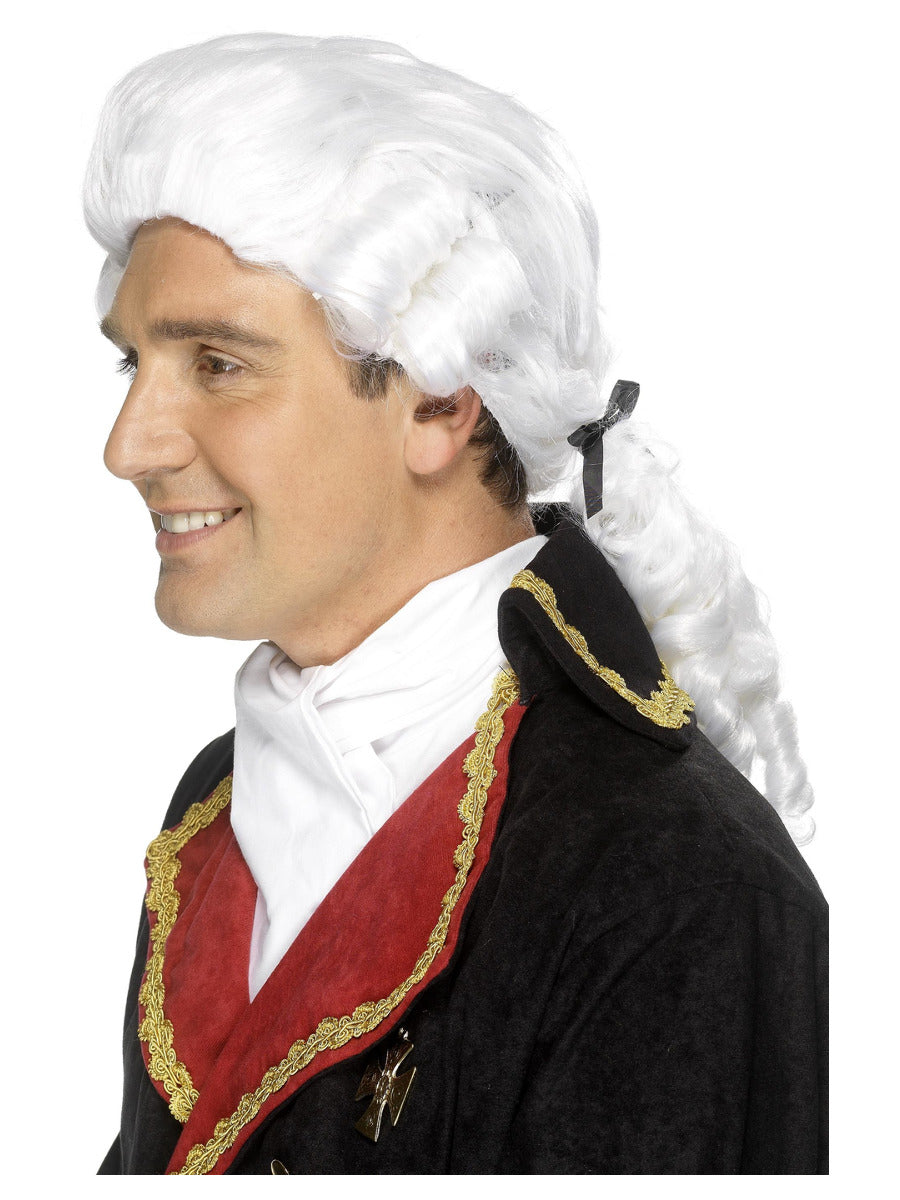 Court Wig, White - 1