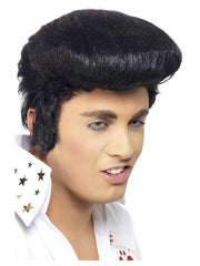 Elvis Deluxe Wig, Black - 1