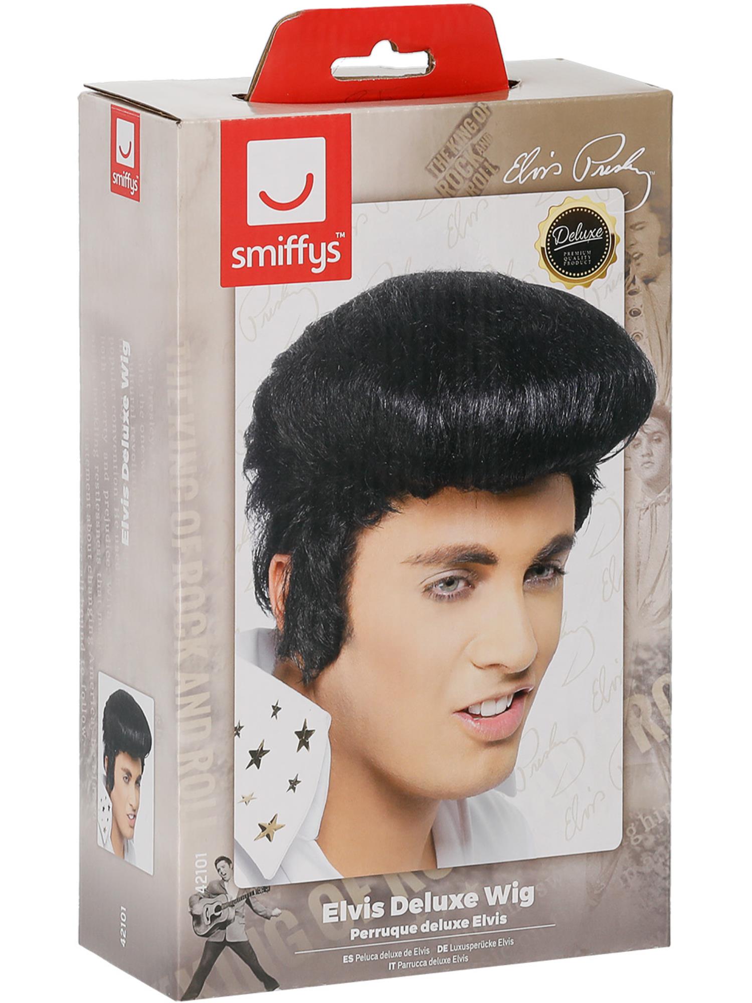 Elvis Deluxe Wig, Black 2