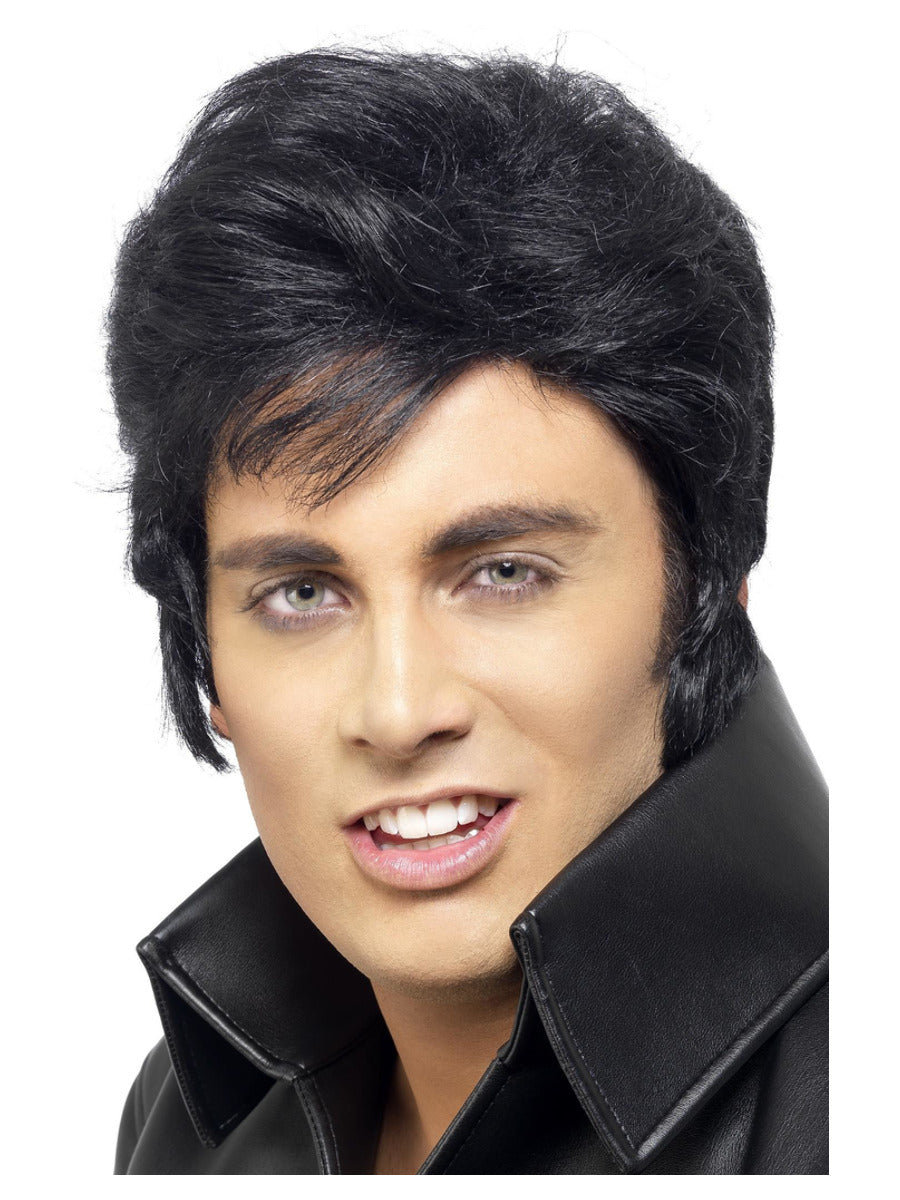 Elvis Wig, Black - 1
