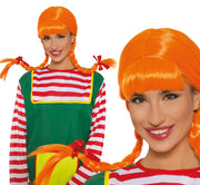 ORANGE BRAID WIG (BOX CONTAINER)