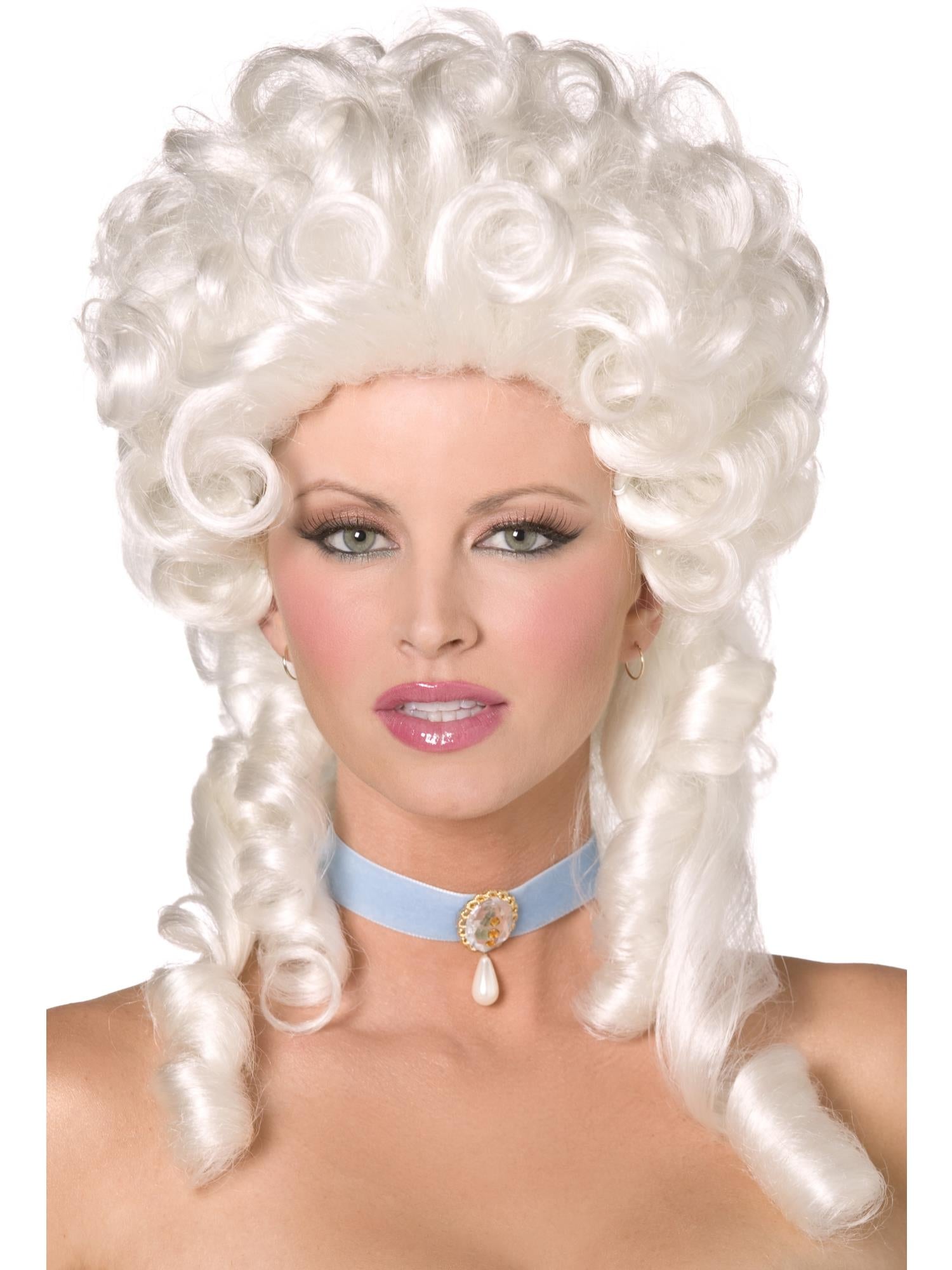 Baroque Wig, White 1