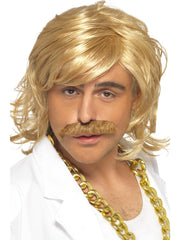 Game Show Host Kit, Wig and Tash, Blonde 1