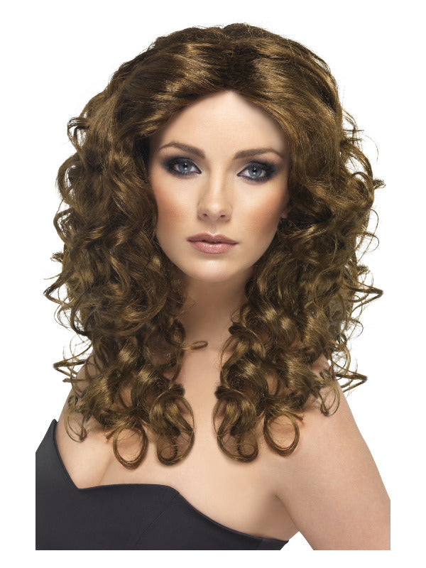Glamour Wig, Brown - 2