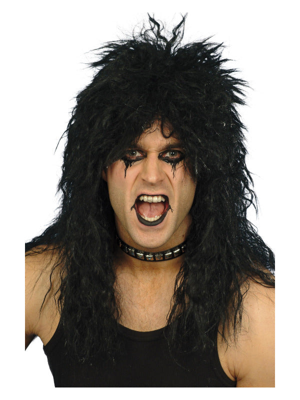 Hard Rocker Wig, Black - 2