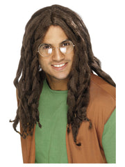 Dreadlock Wig, Brown - 1