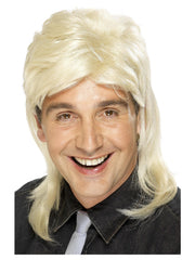 Mullet Wig, Blonde - 1