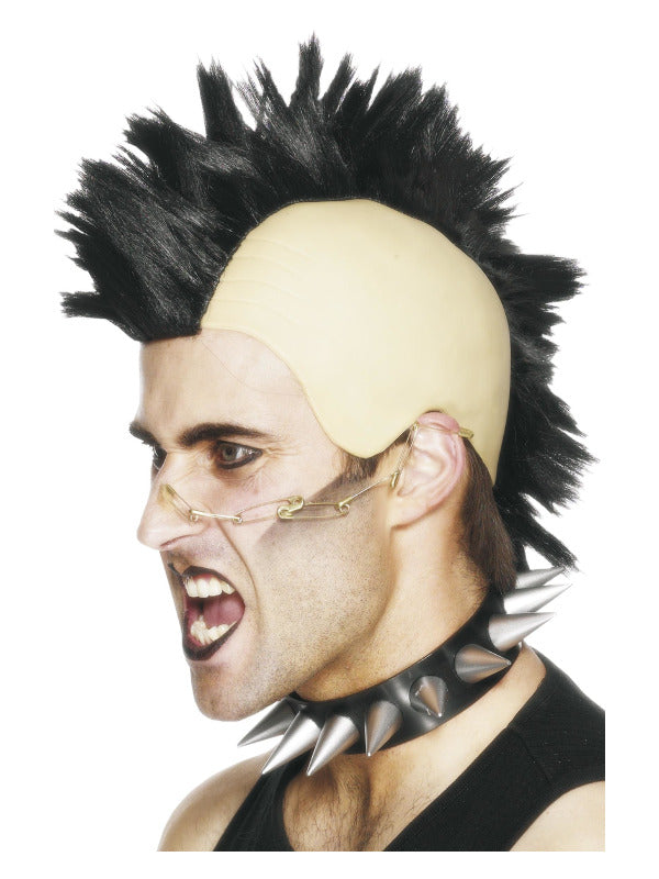 Mohican Wig, Black - 2