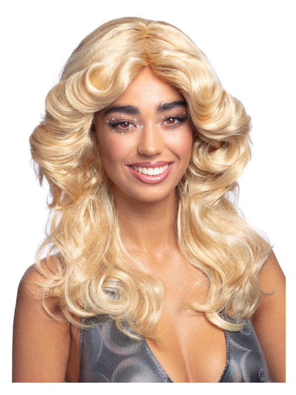70s Flick Wig, Blonde - 2