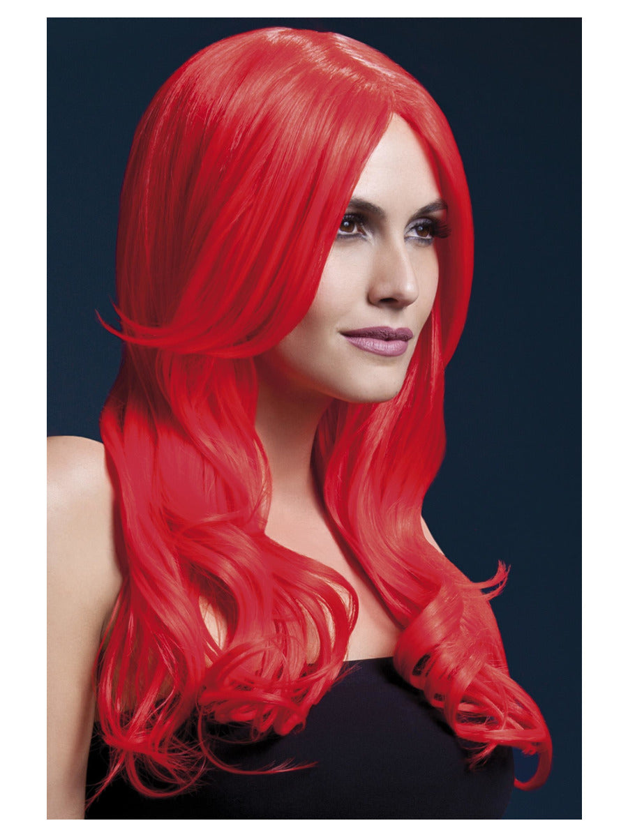 Fever Khloe Wig, Neon Red - 1