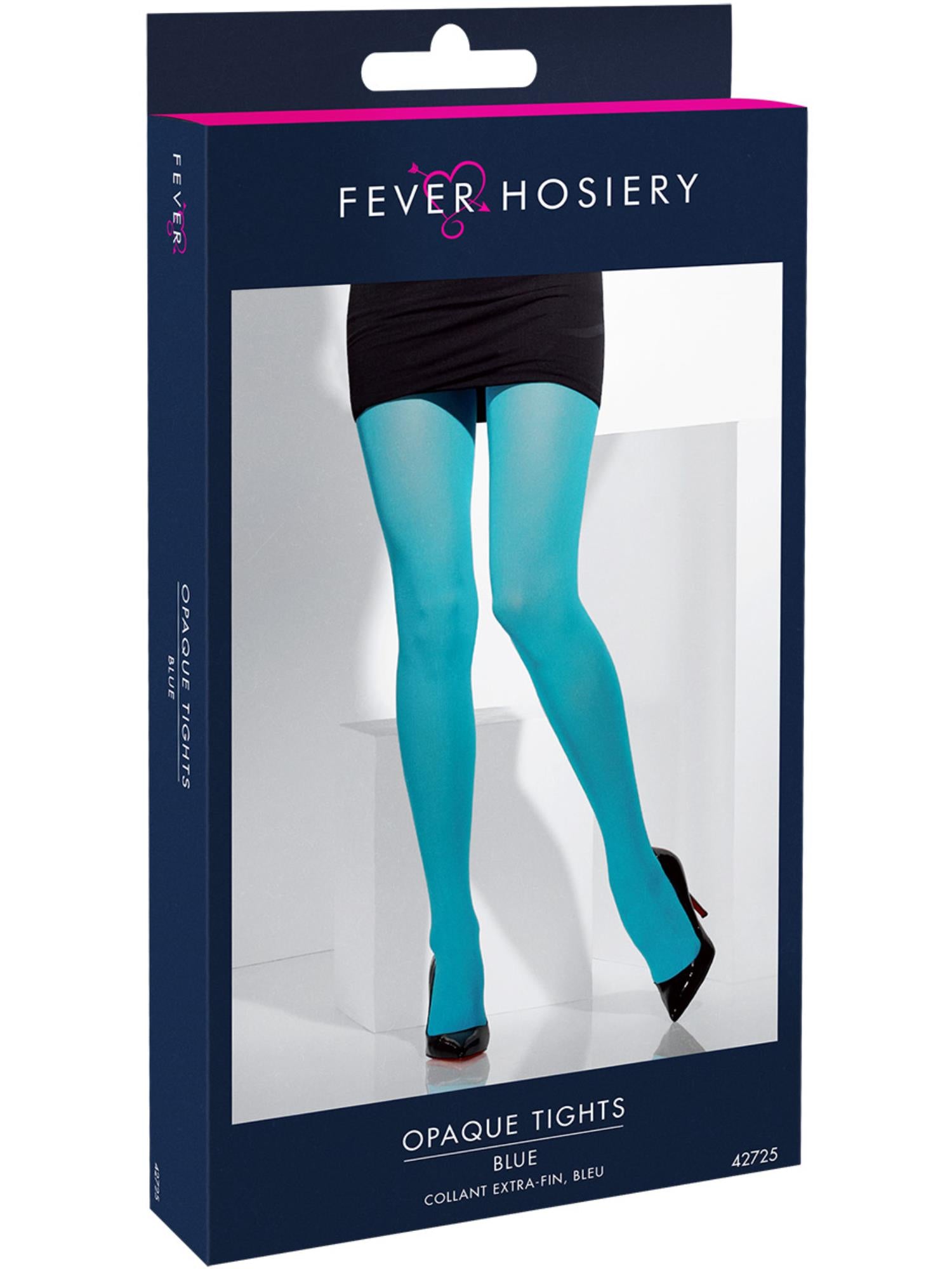 Opaque Tights, Blue 2
